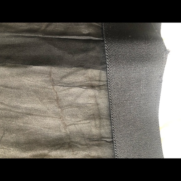 Sheer black skirt / slip w/ rosettes 1988 - Picture 5 of 6